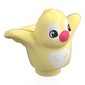 Duplo Animal Bird with White Chest and Coral Beak Print