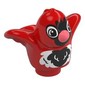 Duplo Animal Bird with Black and White Chest and Coral Beak Print