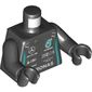 Torso Racing Jacket, Mercedes Logo, 'PETRONAS', Puma Logo Print, Black Arms and Hands