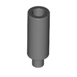 LEGO part 37762 Equipment Candle Stick in Dark Stone Grey / Dark Bluish Gray