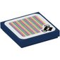 Tile 2 x 2 with Bully and Barcode Print (Sticker)