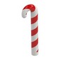Candy Cane with Red Stripes Pattern