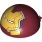 Windscreen 10 x 10 x 5 Dome with Dual 2 Fingers with Hulk Buster Face/Mask print