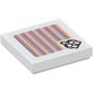 Tile 2 x 2 with Professor E. Gadd and Barcode Print (Sticker)