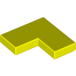 LEGO part 14719 Tile 2 x 2 Corner in Vibrant yellow