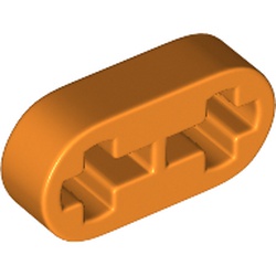 LEGO part 41677 Technic Beam 1 x 2 Thin in Bright Orange/ Orange