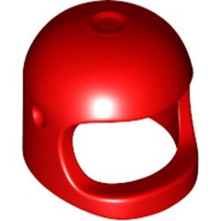LEGO part 50665 Helmet Classic, New Mold 2019 in Bright Red/ Red