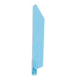LEGO part 65184 Weapon Sword, Blade with Bar, Single Edge in Transparent Blue/ Trans-Dark Blue