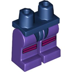 LEGO part 970x140pr2258 MINI LOWER PART, NO. 2258 in Medium Lilac/ Dark Purple