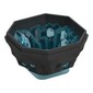 Rock 4 x 4 x 1 2/3, Bottom with Trans-Light Blue Crystals Pattern
