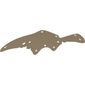 Wing, Left, Scalloped with Holes Print