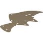 Wing, Right, Scalloped with Holes Print