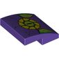 Slope Curved 2 x 2 x 2/3 with Yellow/Lime Circle/Eye/Arc Reactor print