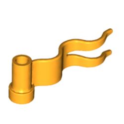 LEGO part STREAMER in Flame Yellowish Orange (6393668|4495)