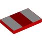 Tile 2 x 3 with White Rectangles print