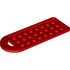 79996 BAGGAGE TAG, 3X8 in Bright Red/ Red