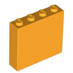 LEGO part 49311 Brick 1 x 4 x 3 in Flame Yellowish Orange/ Bright Light Orange
