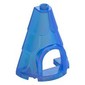 Tower Roof 2 x 4 x 4 Half Cone Shaped with Roof Tiles and Window