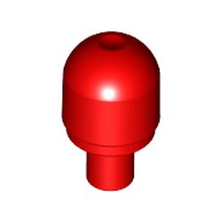 LEGO part 58176 Light Cover with Internal Bar / Bionicle Barraki Eye in Bright Red/ Red