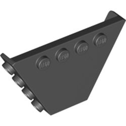 LEGO part 30022 Tipper End Flat without Pins in Black