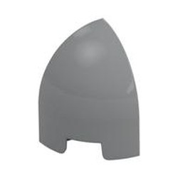LEGO part  1/4 SPHERE 1X1X1 1/3 in Medium Stone Grey/ Light Bluish Gray