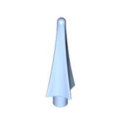 LEGO part 24482 Weapon Spear Tip with Fins in Light Royal Blue/ Bright Light Blue