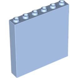 LEGO part 59349 Panel 1 x 6 x 5 in Light Royal Blue/ Bright Light Blue