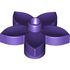 6510 DUPLO FLOWER in Medium Lilac/ Dark Purple