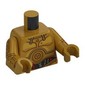 Torso Droid Plates, Concentric Circles, and Wires Print, Pearl Gold Arms and Hands with Panels Print