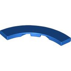 LEGO part 27507 Tile 4 x 4 Curved, Macaroni in Bright Blue/ Blue