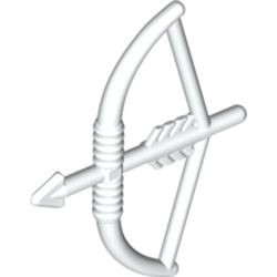 LEGO part 4499 Weapon Bow and Arrow [Large] in White