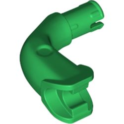 LEGO part 1881 Arm, with Pin, Clip (No Hand) - Right in Dark Green/ Green