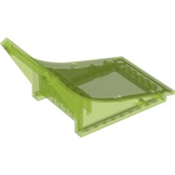 LEGO part 77822 Slope Curved 8 x 15 x 6, Ramp in Transparent Bright Green/ Trans-Bright Green