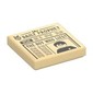 Tile 2 x 2 with Newspaper, 'Daily Prophet', 'The boy who lies' print