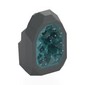 Geode / Rock with Trans-Light Blue Crystal Pattern
