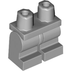 LEGO part 37364 Legs and Hips Medium [Complete Assembly] in Medium Stone Grey/ Light Bluish Gray