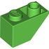 3665 ROOF TILE 1X2 INV. in Bright Green