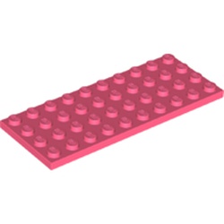 LEGO part 3030 Plate 4 x 10 in Vibrant Coral/ Coral