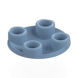 LEGO part  SLIDE SHOE ROUND 2X2 in Sand Blue