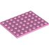 3036 PLATE 6X8 in Light Purple/ Bright Pink