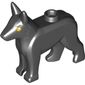 Animal, Dog, Alsatian / German Shepherd Yellow Eyes Print