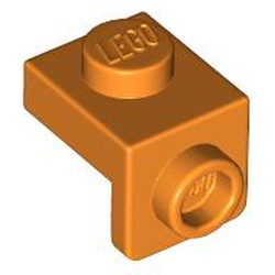 LEGO part 36841 Bracket 1 x 1 - 1 x 1 in Bright Orange/ Orange