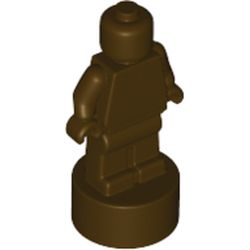 LEGO part 90398 Minifig Trophy Statuette in Dark Brown