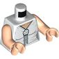 Torso, Dress, White Rose, Laces print, Light Nougat Arms and Hands