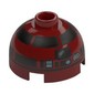 Brick Round 2 x 2 Dome Top, Hollow Stud with Silver Astromech Droid Print (R4-P17)