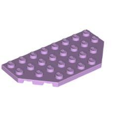 LEGO part 68297 Wedge Plate 4 x 8 Cut Corners in Lavender