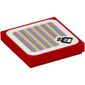 Tile 2 x 2 with Toady and Barcode Print (Sticker)