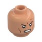 Minifig Head Commander Cody, Scars, Angry Showing Teeth print