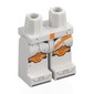 Hips and White Legs with Clone Trooper Armor, Orange Markings print