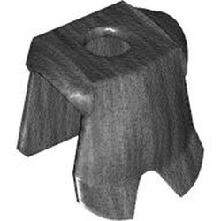 LEGO part 2587 Minifig Neckwear Armor Breastplate with Leg Protection [Plain] in Titanium Metallic / Pearl Titanium